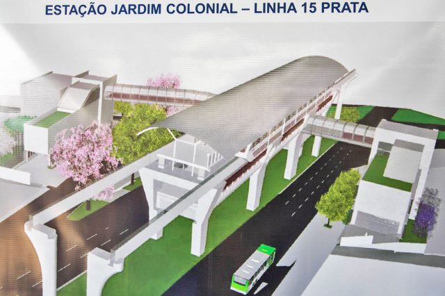 Governo dá início à construção da estação Jardim Colonial da Linha 15