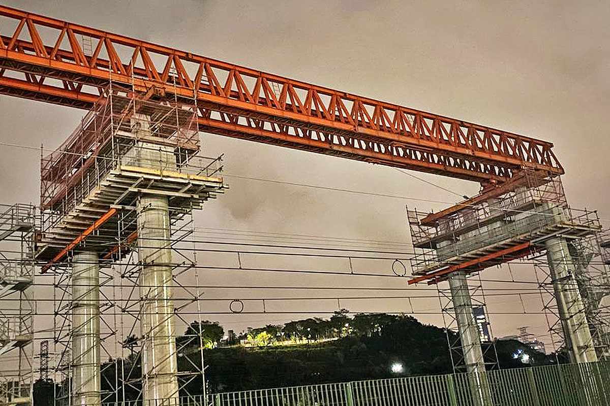 Lançamento das vigas trilho da Linha 17 na Marginal começarão no dia 15