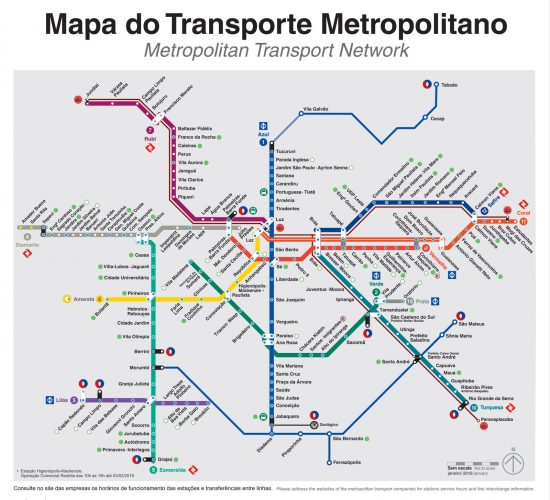 Veja O Mapa De Esta Es Do Metr E Cptm Metr Cptm