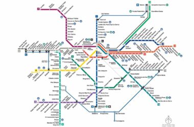 Mapa do Metrô, CPTM, ViaQuatro e ViaMobilidade em 2025