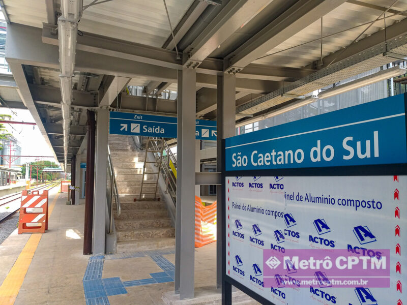 Confira O Status Das Obras De Moderniza O Da Esta O S O Caetano Metr Cptm