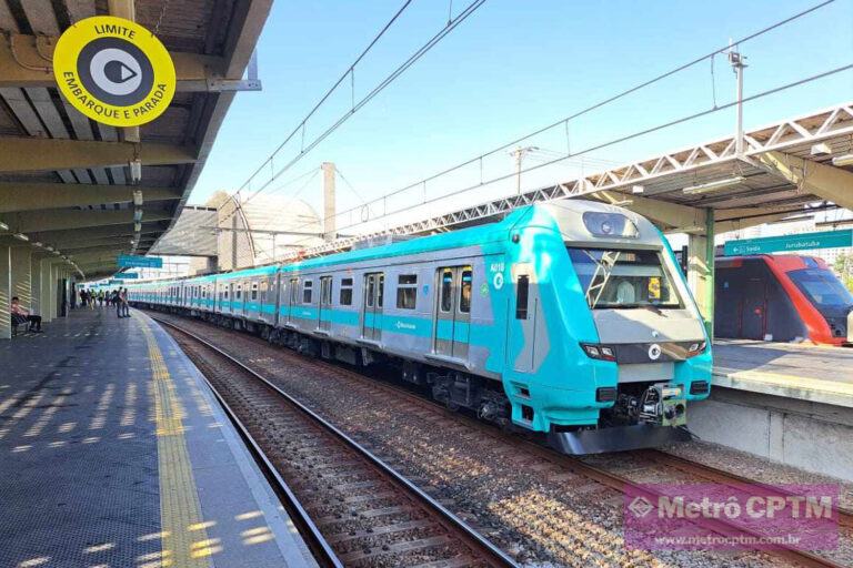 Trem fornecido pela Alstom à ViaMobilidade