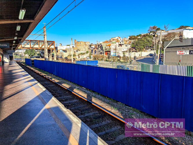 Obras de paisagismo na Estação Sagrado Coração (Jean Carlos)