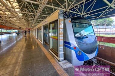 Portas de plataforma na estação Patriarca da Linha 3-Vermelha (Jean Carlos)