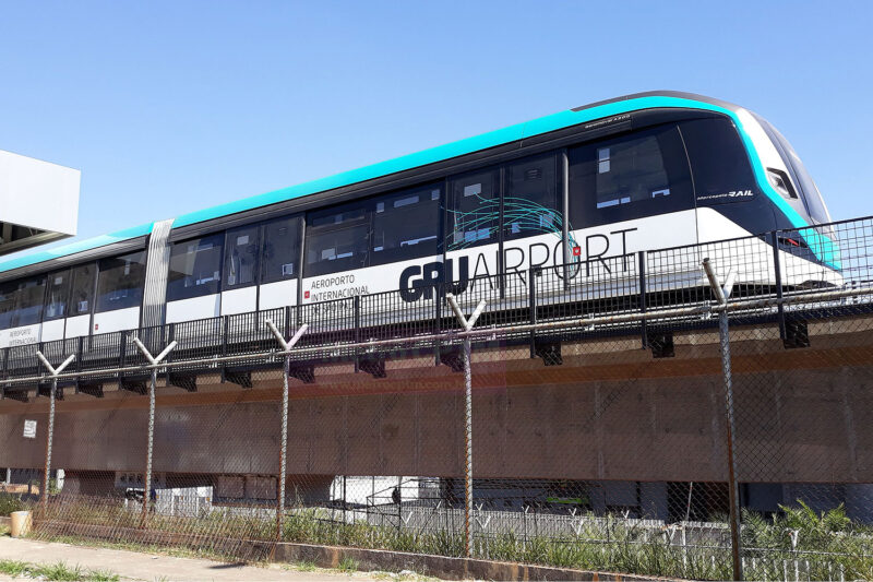 People Mover de Guarulhos em testes (RebU)