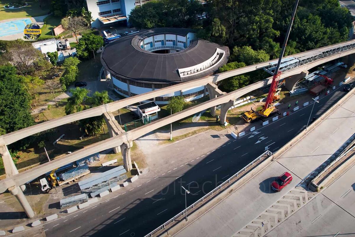 Instalação de passarelas de emergência nas vias