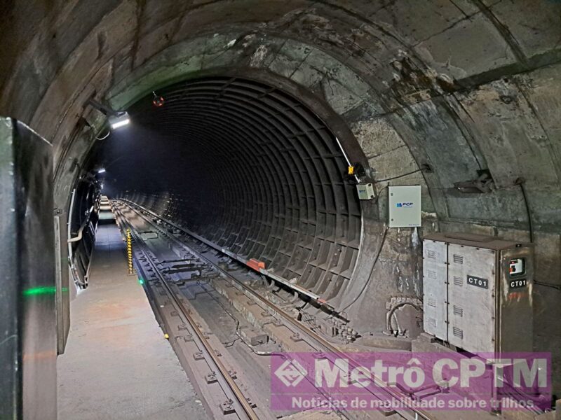 Instrumentação no túnel da Estação Consolação (Jean Carlos)