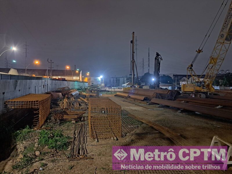 Obras da Estação Ipiranga da Linha 15-Prata (Jean Carlos)