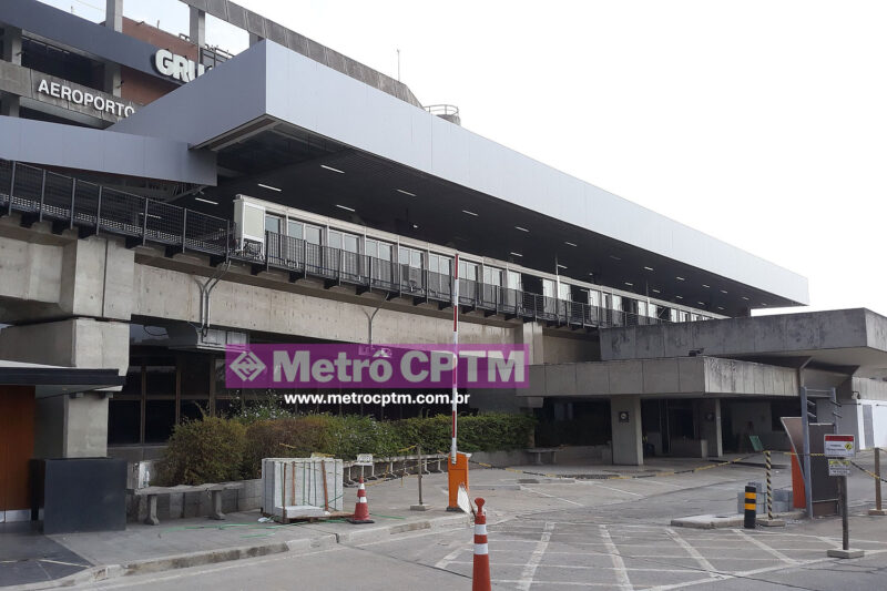 Estação do People Mover no Terminal 2 de Guarulhos (Rebu)