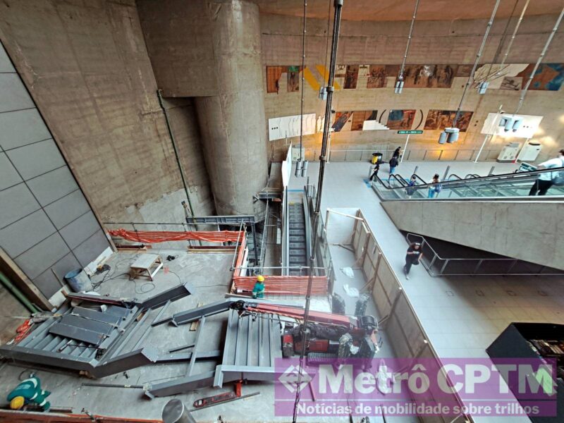 Obras de ampliação da Estação Vila Prudente (Jean Carlo)