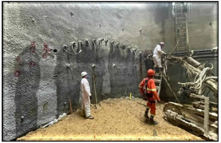 Preparação para escavação do túnel (CMSP)