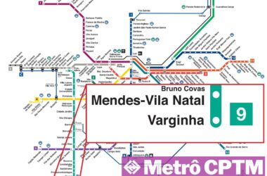 Estação Varginha é incluída no Mapa de Transporte Metropolitano (STM)