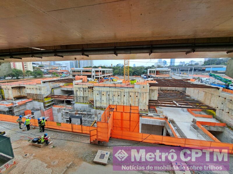 Obras da Estação Penha da Linha 2-Verde (Jean Carlos)