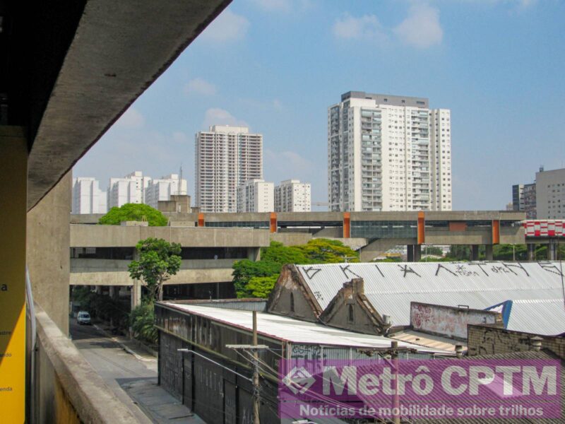 Estação Brás é construída em elevado (Jean Carlos)