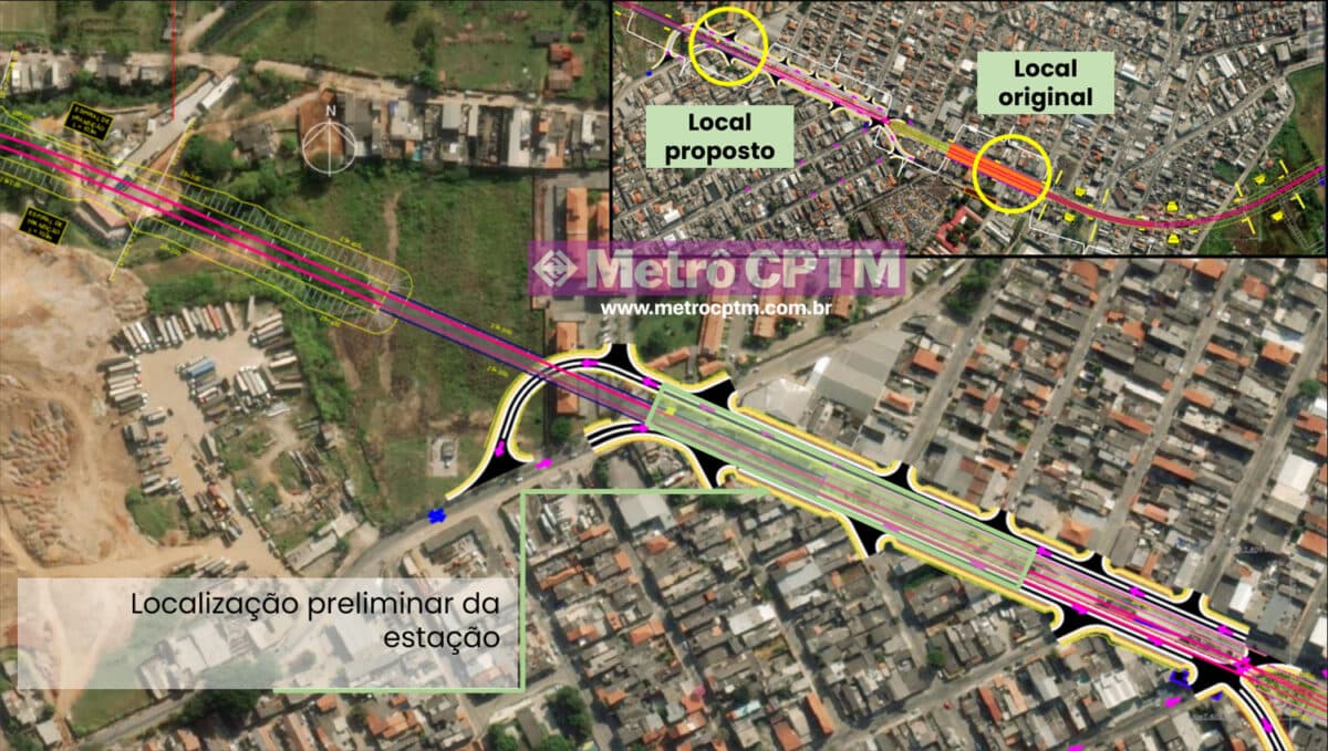 Nova área para a estação São João ficaria a oeste