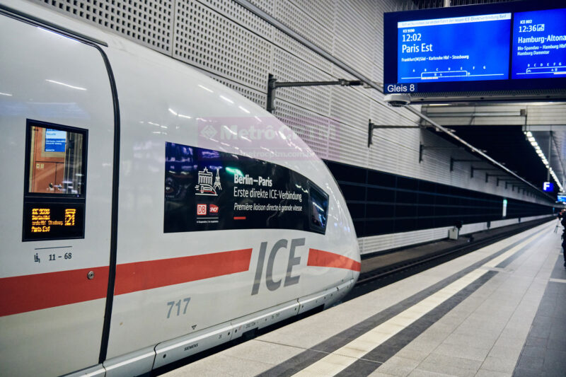 Trem ICE da Siemens em Berlim: destino Paris