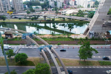 Trecho que cruza a Marginal Pinheiros