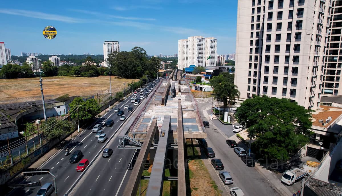 Track-switch perto do Aeroporto de Congonhas