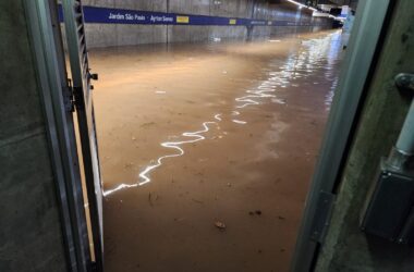 Estação Jardim São Paulo na sexta-feira 23 de janeiro (Reprodução/Redes Sociais)