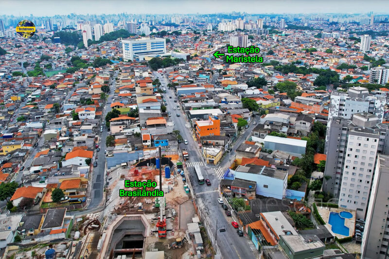 A distância entre Brasilândia e Maristela é pequena: última etapa do tatuzão norte