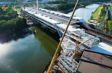 Estação Santo Amaro em janeiro de 2025 (iTechdrones)