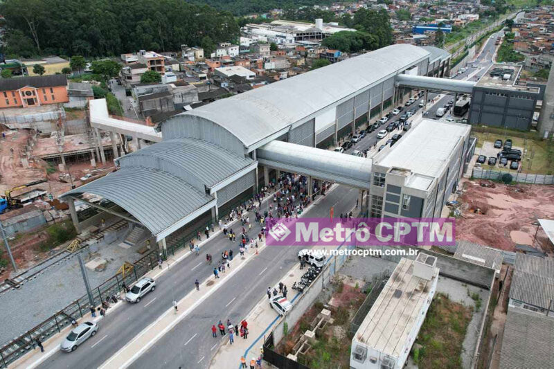 Estação Varginha na manhã da inauguração (iTechdrones)