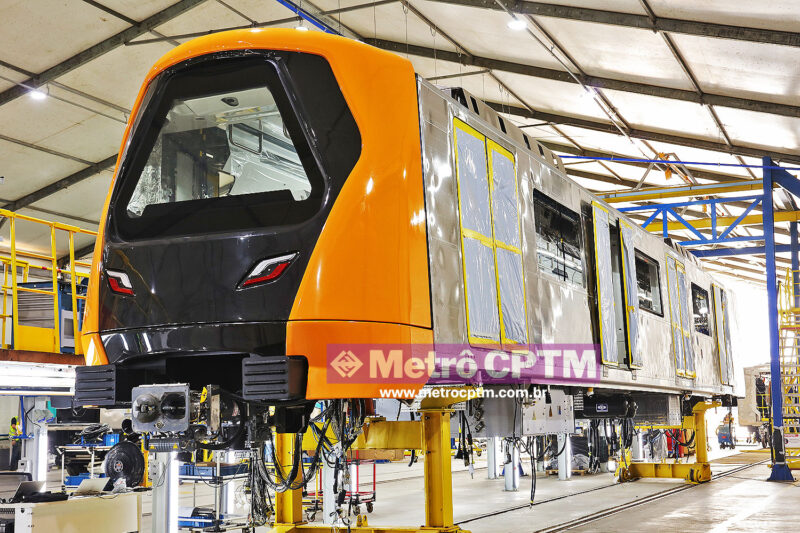 Primeiro trem da Linha 6-Laranja será entregue até junho