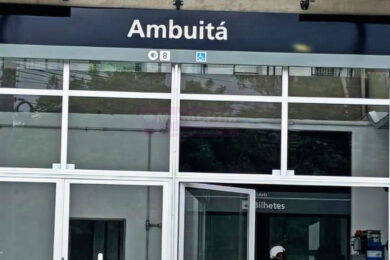 Entrada da estação Ambuitá