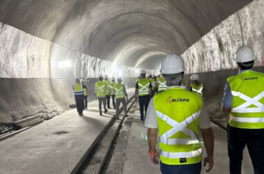 Túnel escavado após a estação Brasilândia (Reprodução)