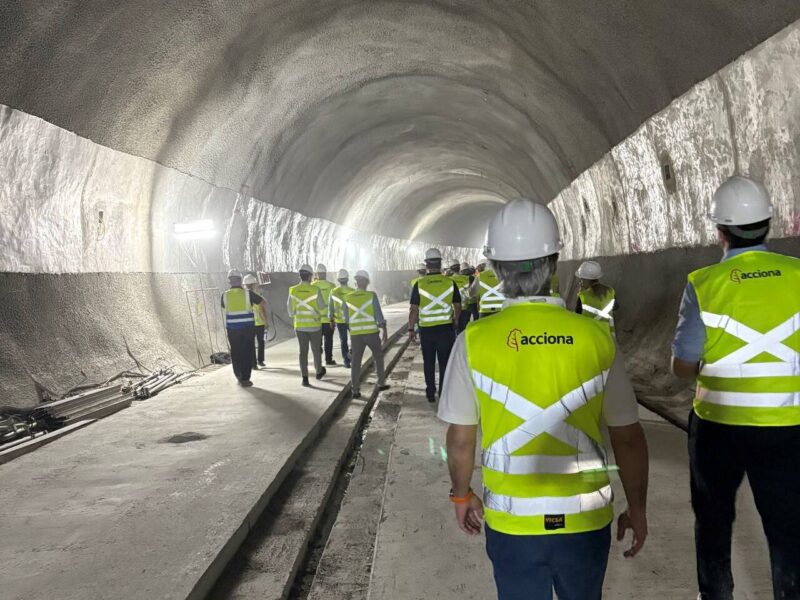 Túnel escavado após a estação Brasilândia (Reprodução)