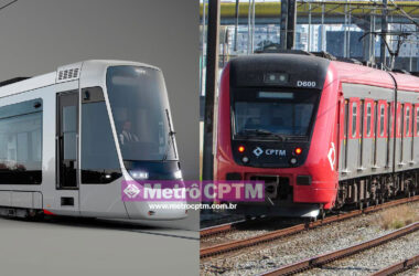 VLT e trem metropolitano nas linhas 14 e 10