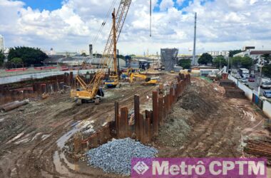 Obras da Estação Ipiranga da Linha 15-Prata (Jean Carlos)