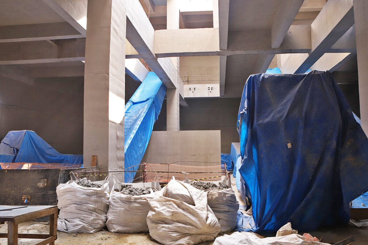 Interior da estação Água Branca, da Linha 6 (Linha Uni)