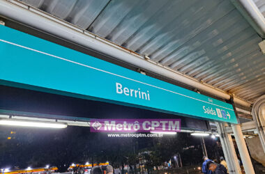 Estação Berrini, da Linha 9-Esmeralda