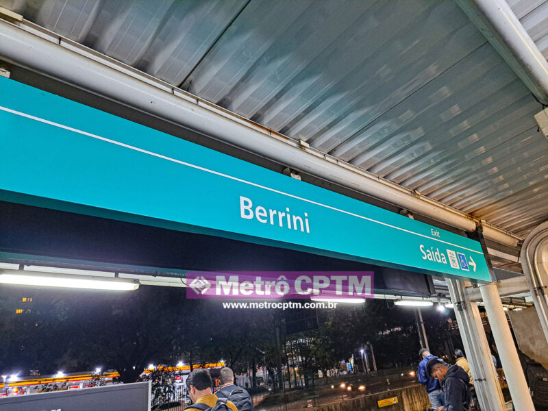 Estação Berrini, da Linha 9-Esmeralda